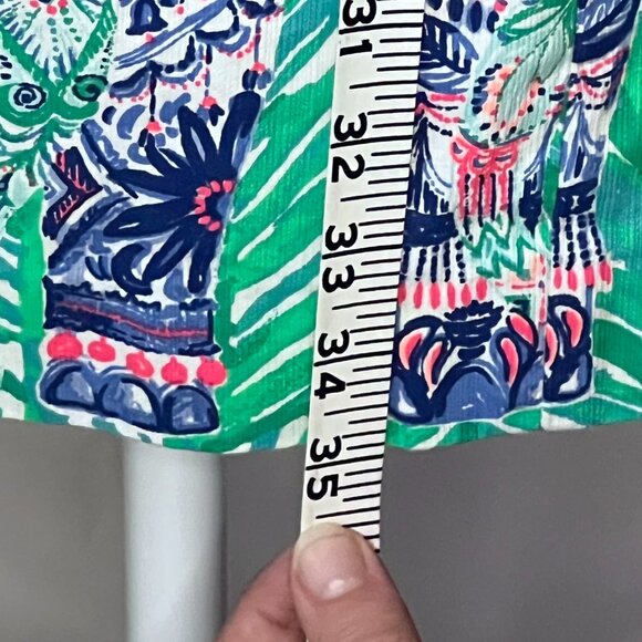 Lilly Pulitzer Costa Verde Elephant Print Shift Dress – Size 8, EUC - Picture 7 of 7